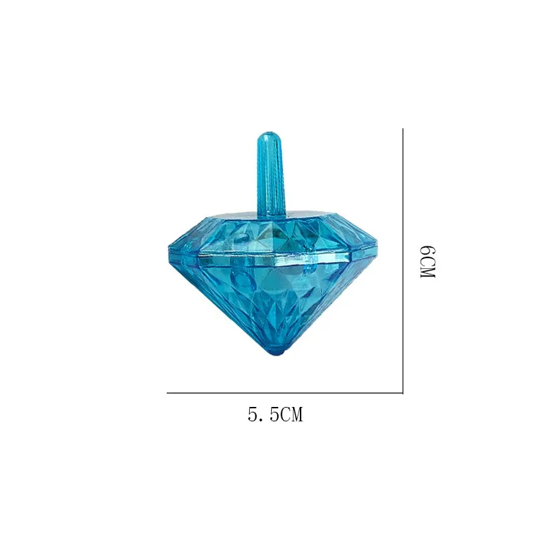 KSF Creative  LED Light Diamond Flash Fidget Spinner Classic Toys Decompression Gyro Simple Spinning Top Toys For Kids Adult