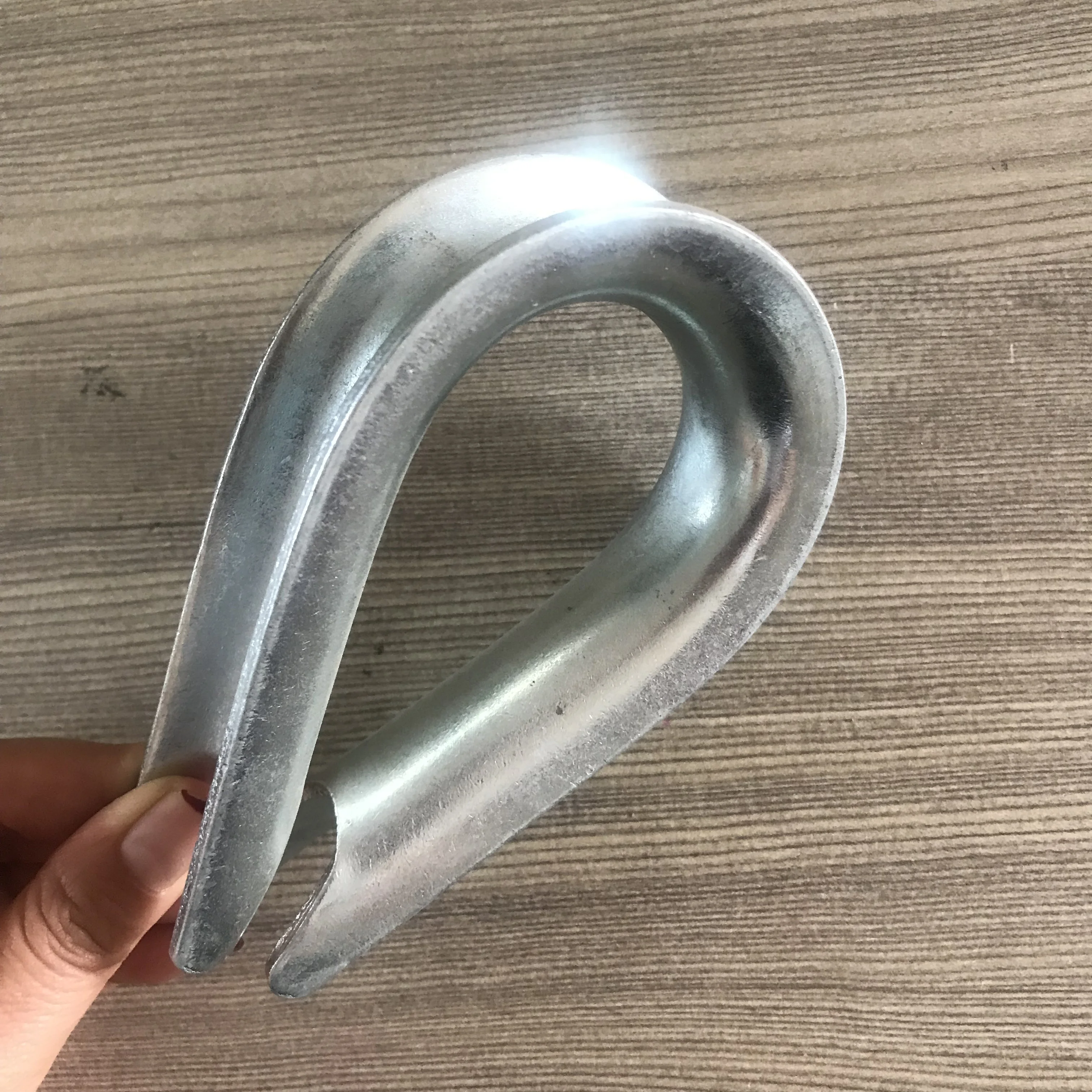 
Factory Directly Sales Stainless Steel US Type G 414 Wire Rope Thimble 