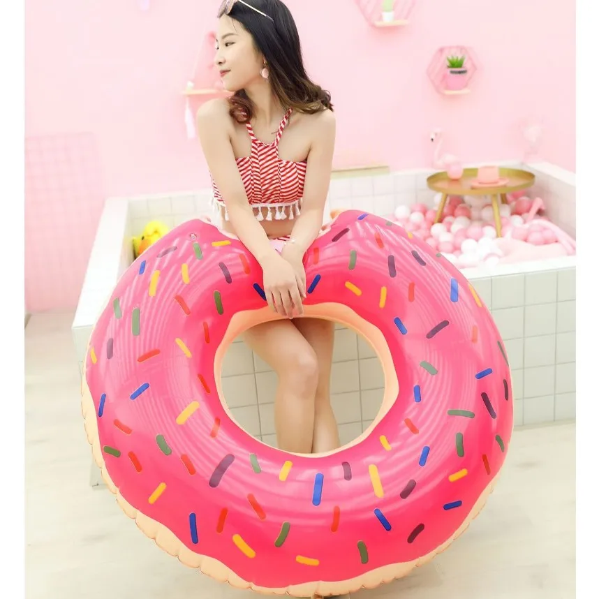 Недорогой милый плавательный круг надувной круг для взрослых и детей