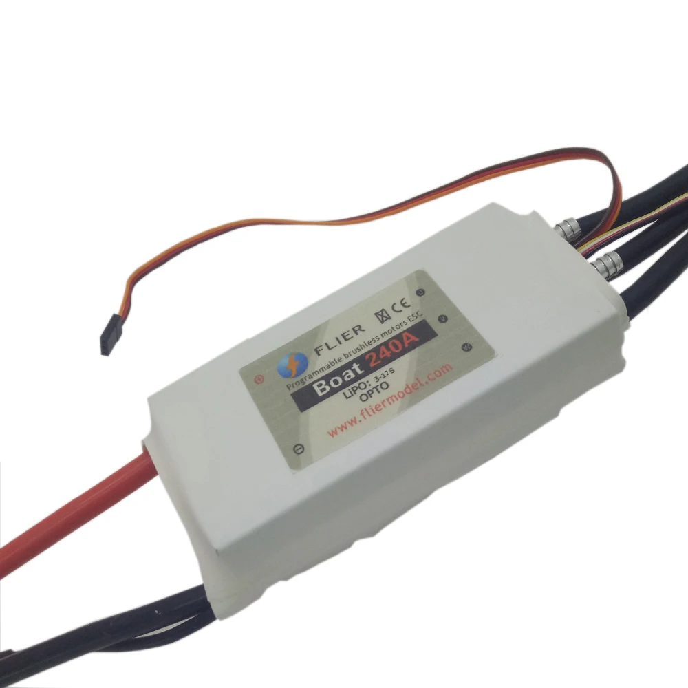  Новый бесщеточный морской регулятор скорости лодки Flier 12S/16S/18S/22S ESC