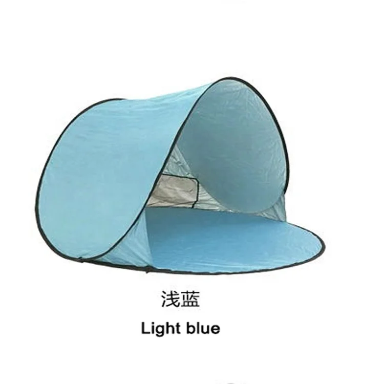 UPF 50+ Easy Pop Up 1-2 Person Beach Tent Sport Umbrella Instant Sun Shelter Tent Sun Shade Baby Canopy