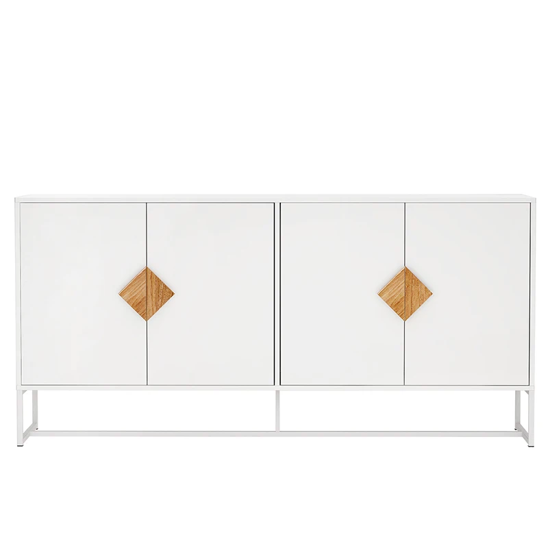 Rasoo living room furniture sideboard cabinet white credenza sideboard