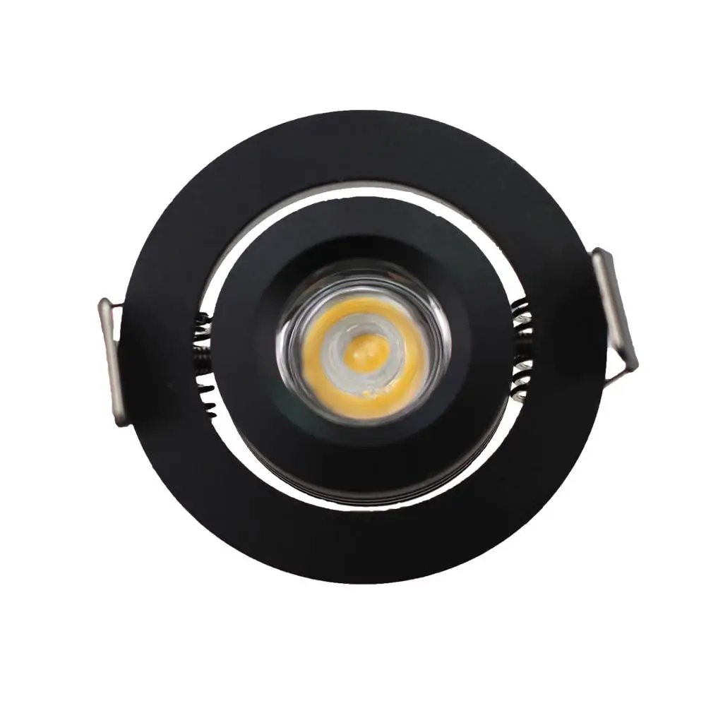
Hot Sale Anti Glare Aluminum 12V 3W Adjustable Recessed Led Ceiling Downlight 