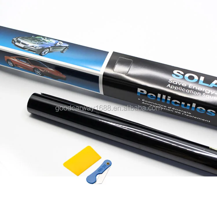 Goodcarway solar window film high clear 1ply tint film ultra black car window film