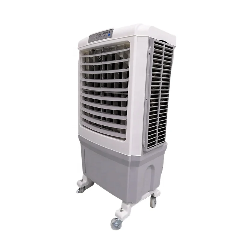 AC remote 45L industrial evaporative water air cooler with four durable caster wheels