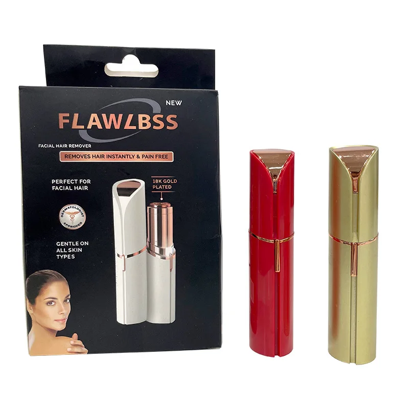 Mini Painless  lipstick lady shaver Electric hair remover Eyebrow remover lady hair remover