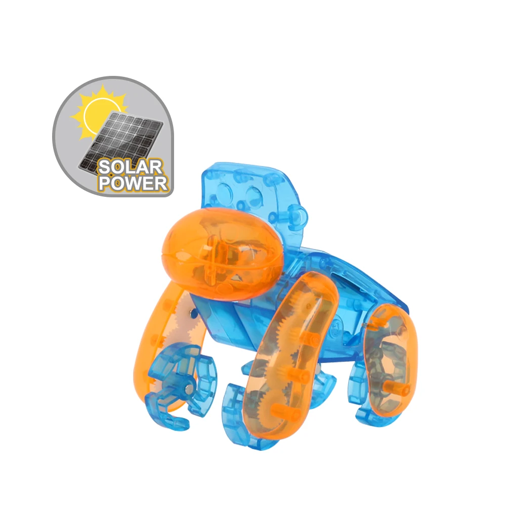 Qilong Education Stem Kids DIY Orangutan Shape Designed Solar Power Robot Energia Juguete Toys