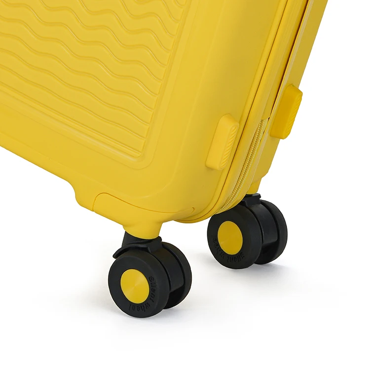 PP Suitcases Travel Luggage Recycled Material 5 Pieces Luggage Set With 14 Inch Make Up Bags Case Set For Outdoors