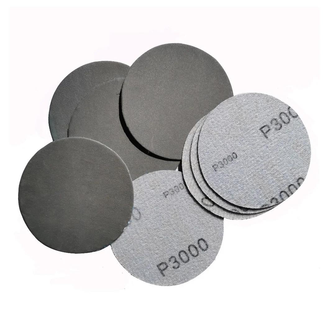150mm Silicon Carbide Abrasive Hook and Loop Sanding Disc Paper Waterproof Abrasive Paper for Polishing Stone Marble