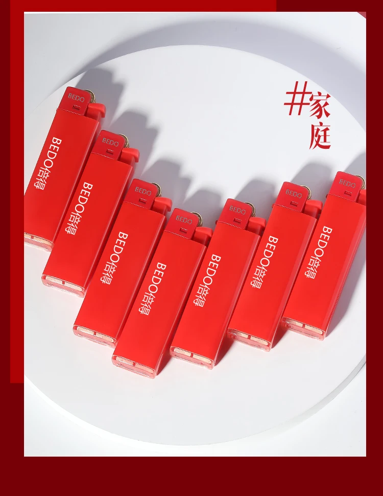 Logo customized fashion Chinese red AC347 Philippine disposable flint gas cigarette lighter
