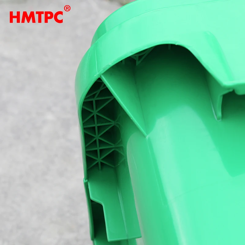 Hot sale! HDPE Customized Color 240 liter With Lift Bar Waste Bin American Style Recycle Bin