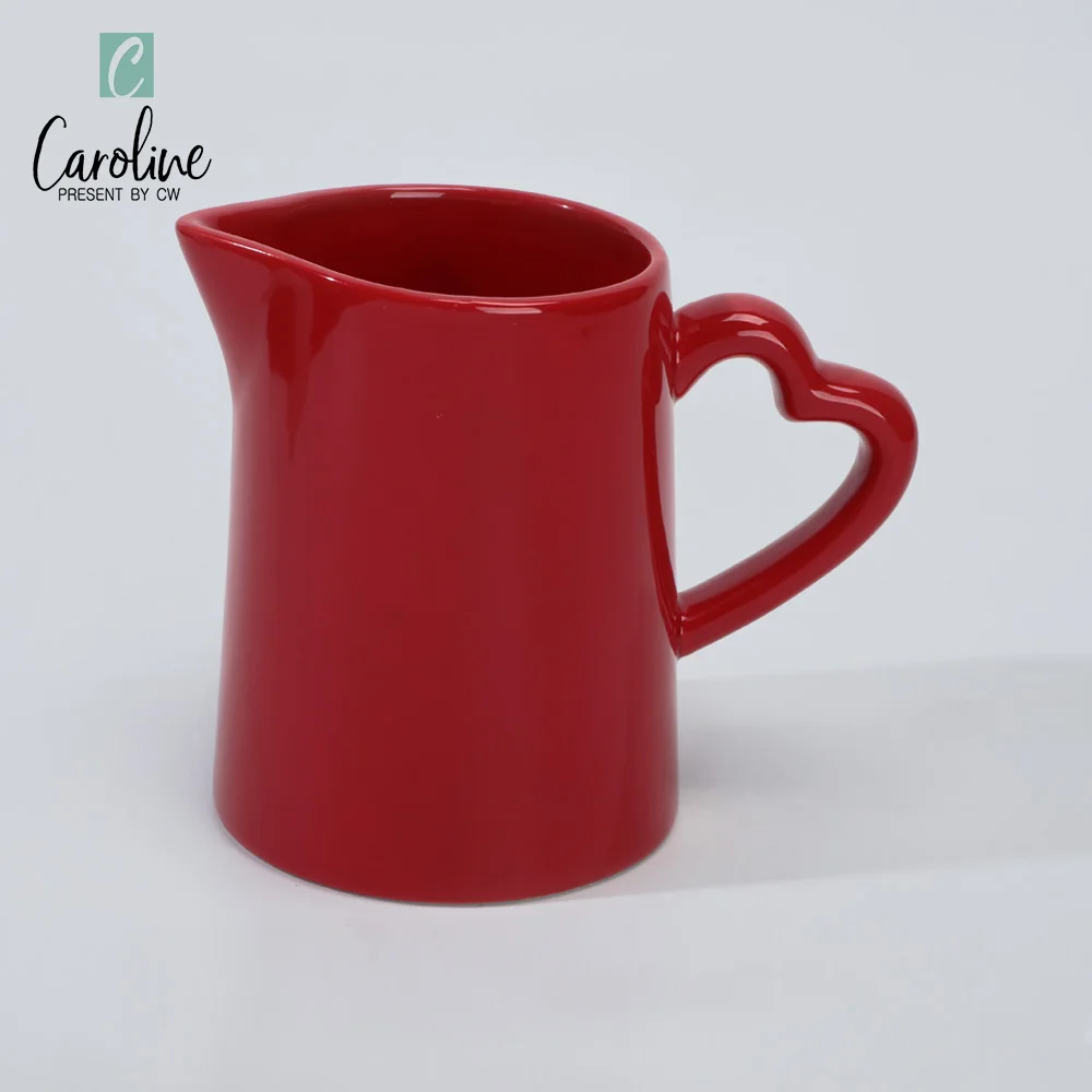 Wholesale Handmade Porcelain Heart Shape Valentin Day Tableware Sets