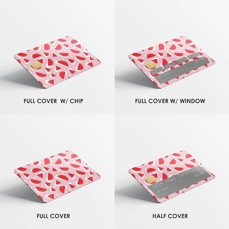 Low MOQ Waterproof Custom Wholesale Card Skin Nfc Protection Adhesive Characters Card Sticker For Debit Bank Cards