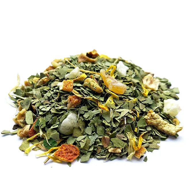 Hot selling dried flower fruit tea Royal Mangosteen yerba mate tea raw material wholesale OEM order