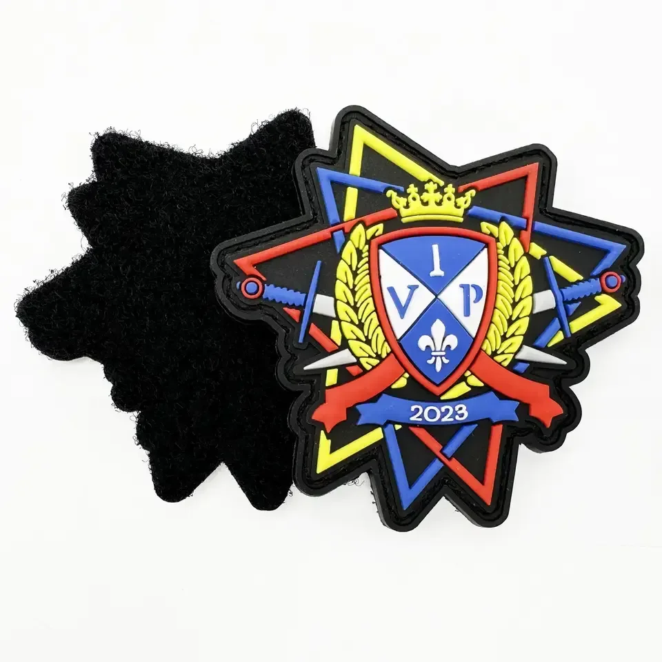 Factory price Garment Customized PVC Patches 3D Silicone Rubber Label Custom Patch Shape Customer Logo Colorful Patches