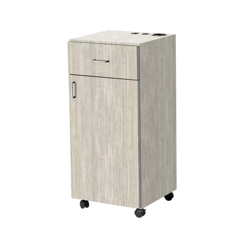 wholesale salon furniture Black hair stylist salon trolley beauty salon drawer trolley