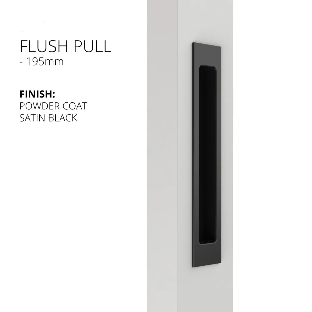 Hot sale flush hides minimalist design indoor stainless steel door flash handles hardware