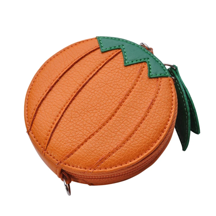 Cute nice cartoon features fruit coin wallet