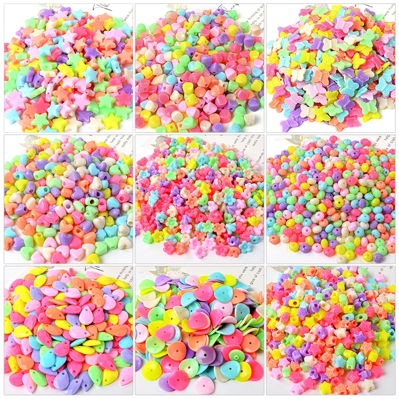 1700pcs Mixed Single Letter Beads For Bracelet Making Light Candy Colors Acrylic Loose Beads