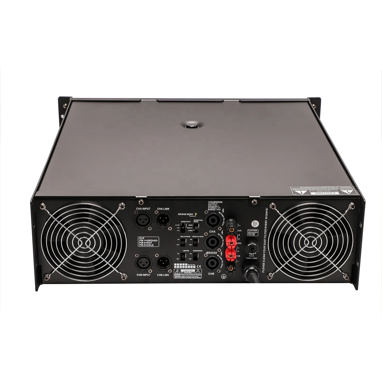 ET Professional Audio 3U HF class AB Power Amplifier Module for Active Speaker 2CH*250W 350W 500W 600W 900W 1100W 1300W