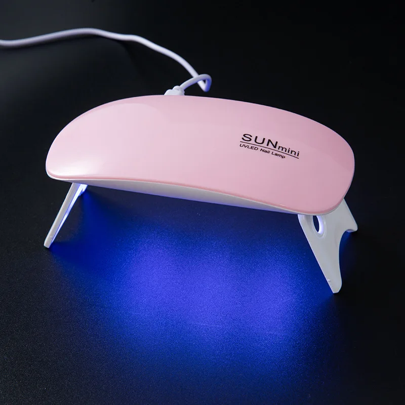 Home Use LED Nail Lamp Mini Size Portable Nail UV Light LED Sun Not Blacking Hands UV Lamp for Nails