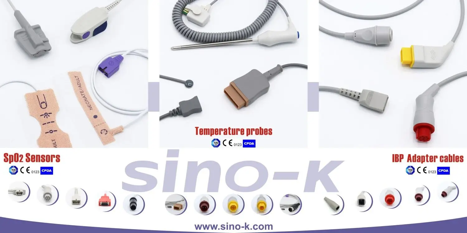 Compatible Bionet adult soft tip sensor,3 m,1pcs/bag