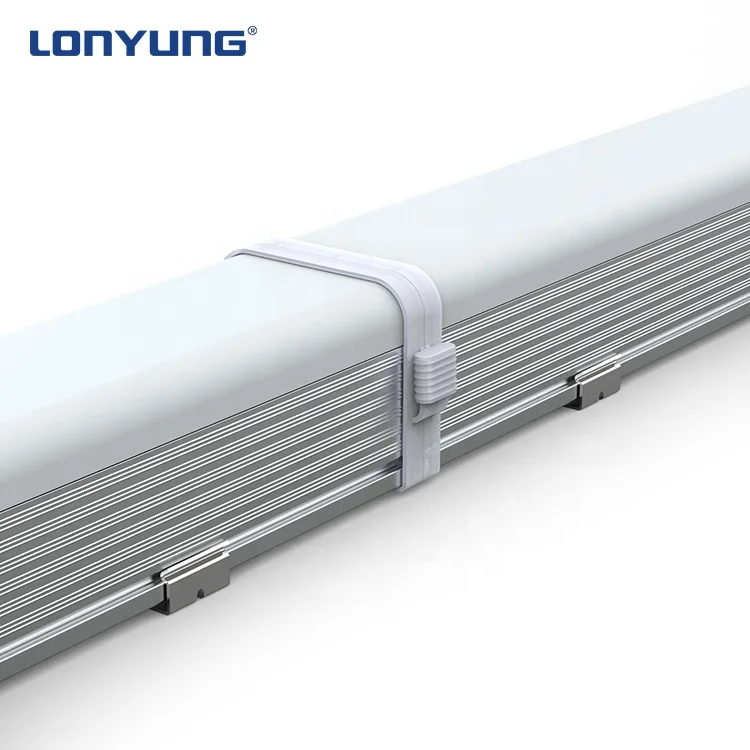 High lumen 220v 6500k 40w 4ft 8ft integrated t5 double tubo de luz linear tube lights led batten lamp