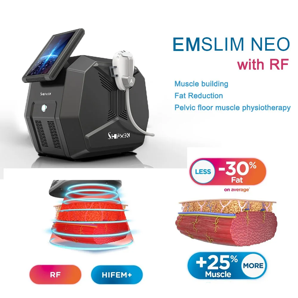 Лидер продаж, 2022 портативная машина Emslim с 4 ручками Ems RF Neo Emslim/портативная машина для скульптуры тела