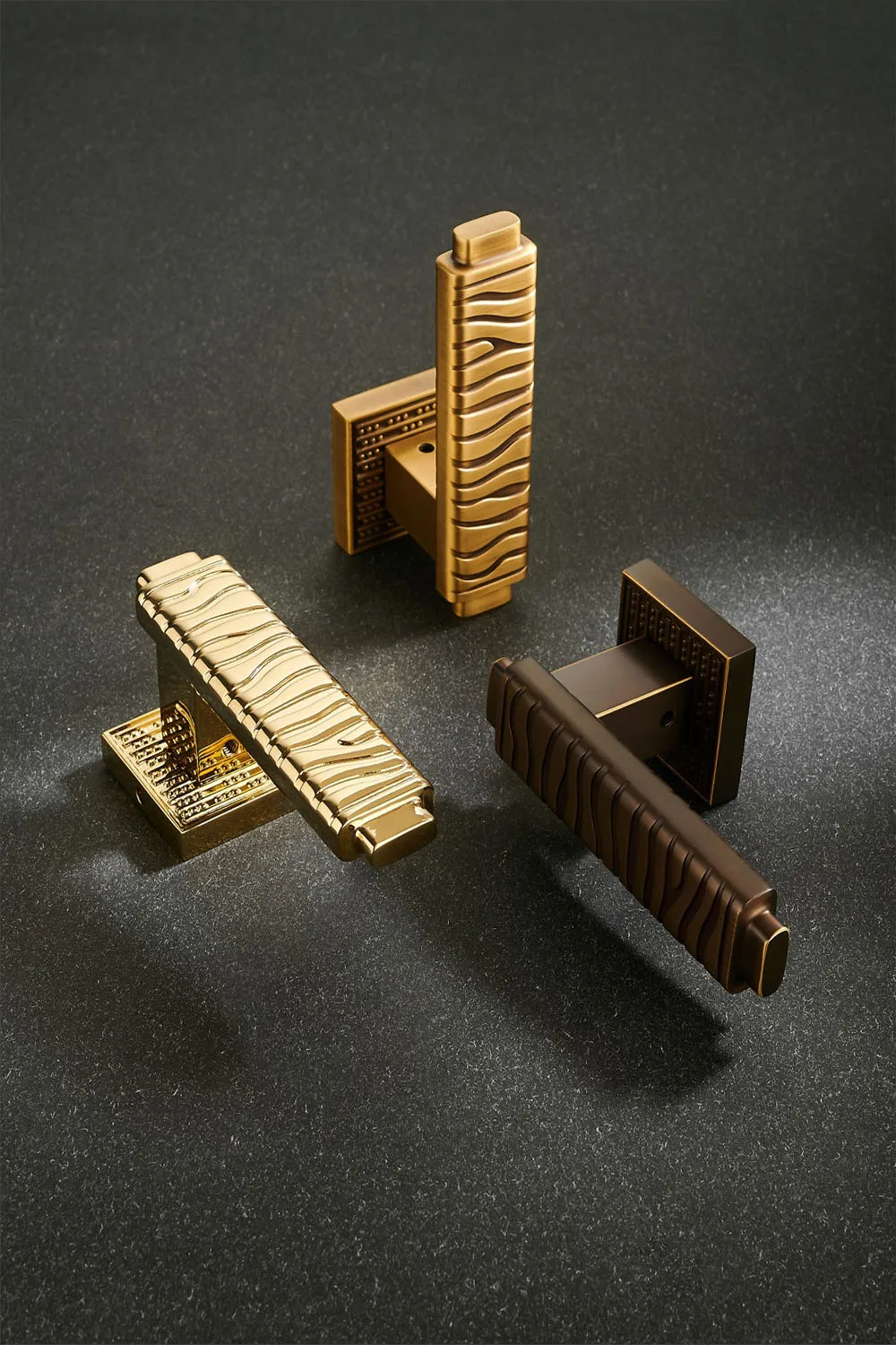 New Chinese room lock Bedroom hotel quiet door household brass split lock mechanical square handle lock