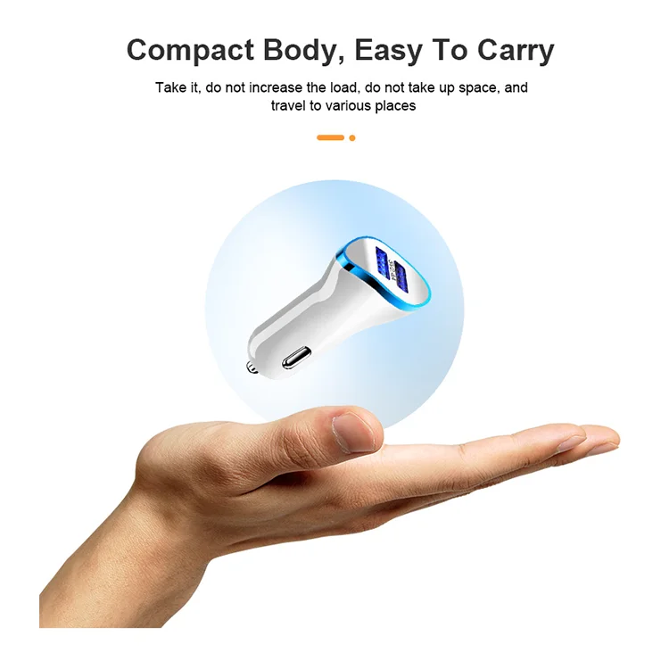 Free Shipping 12v 24v socket usb car charger quick charge 3.0 usb car charger for mobile phone