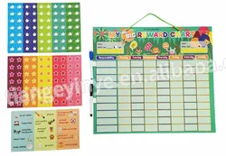 Custom Kids Responsability Behavior Magnetic Reward Chart