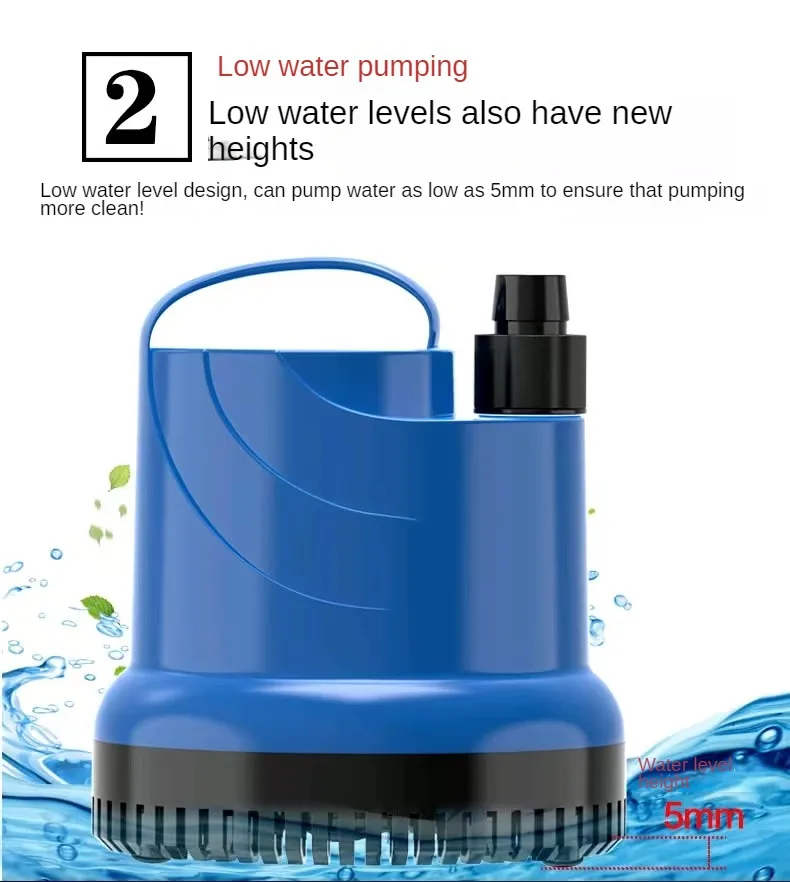 SUNSUN 15W~80W High Pressure Mini Water Pump Hydroponic Tower System Submersible Water Pump