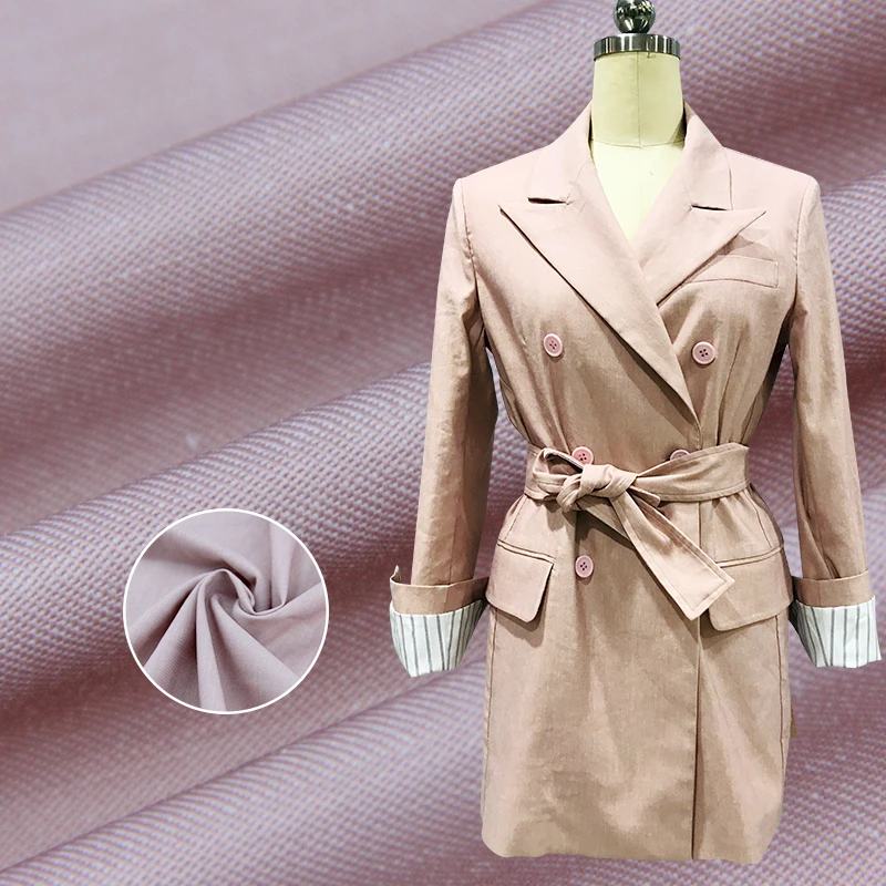 Лидер продаж, весенне-осеннее платье и костюм, Тканое полотно из чистого хлопка и льна для одежды