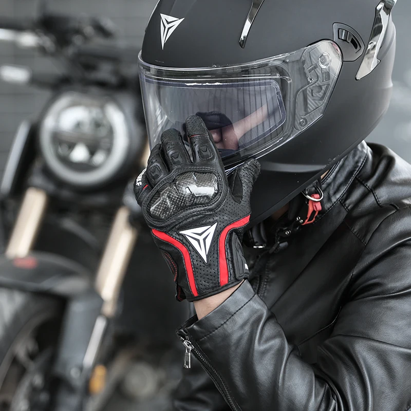 MOTOWOLF outdoor sports suitable for four seasons motorcycles can use mobile phone leather cycling gloves