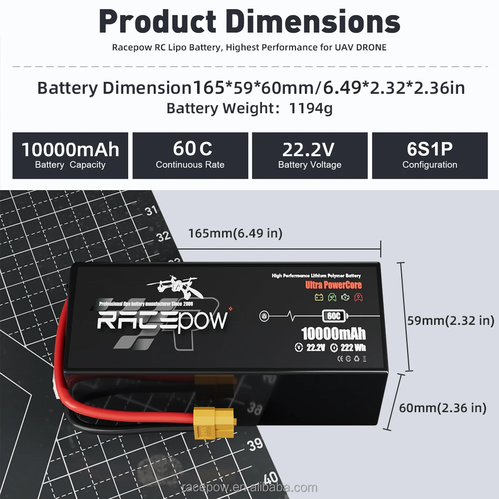 long range lipo battery 6S 22.2V 8S 29.6V 5000mAh 6000mAh 8000mAh 10000mAh  uav battery for 7 8 10 13 15 inch FPV With XT60 XT90