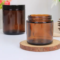 Fast Delivery 10ml 15ml 20ml 30ml 50ml 60ml 100ml 270ml Brown Transparent Cosmetic Glass Jars