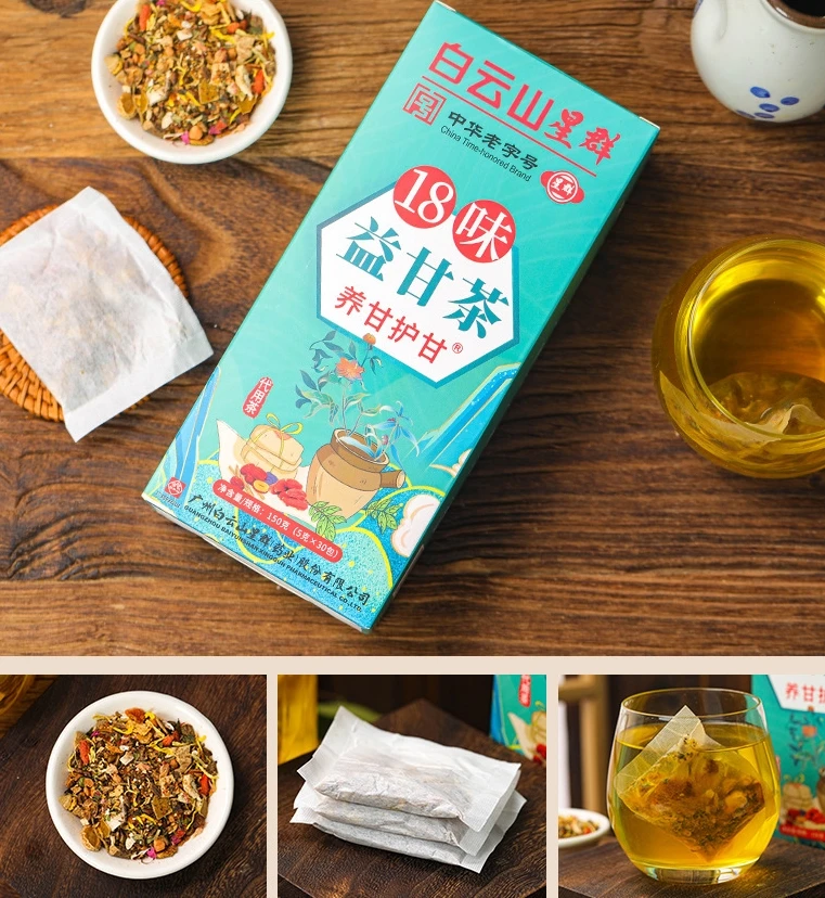 Китайский травяной чай для детоксикации печени 18 вкусов пакетик ухода за печенью очистки почек и смешанный ароматный ручной работы