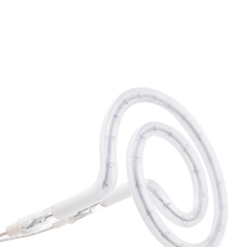 OEM Ring Quartz Tube ceramic white reflector Infrared Lamp for Machine Heating Drying use