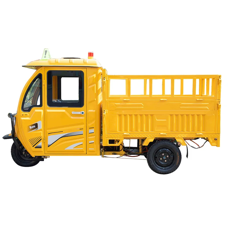High Quality 1000W Motor Electric 3-Wheel Taxi Tricycle Comfortable 48v Adults Transportation Closed Body passenger tricycle