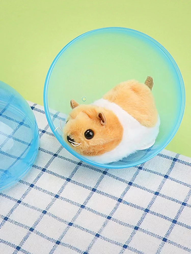 Creative Design Electric Animal Rolling Ball Cute Plastic Hamster Rabbit Rolling Ball Toy