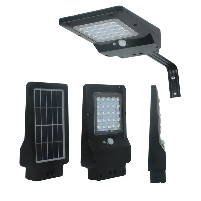Patent flexible installations 4W 400lm solar street light ip65 new garden motion activated security light solar