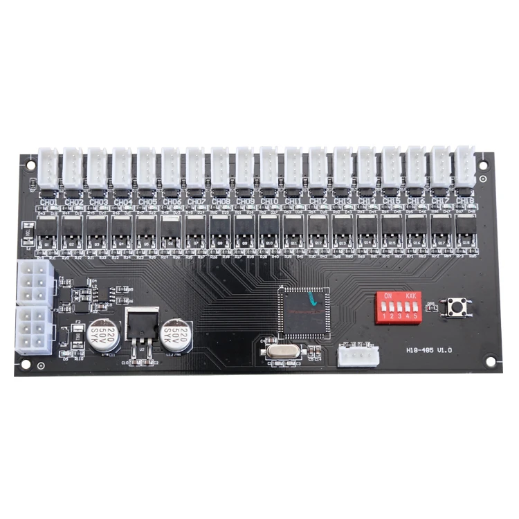 18CH Electronic RS485 PCB Board Smart Locker Cabinet Access Control Board