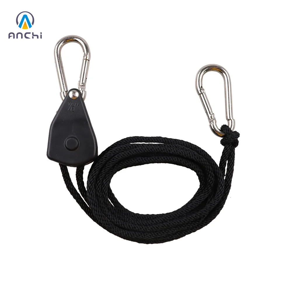 Stock 2m 1/8 rope ratchet hanger with metal gear 65kgs
