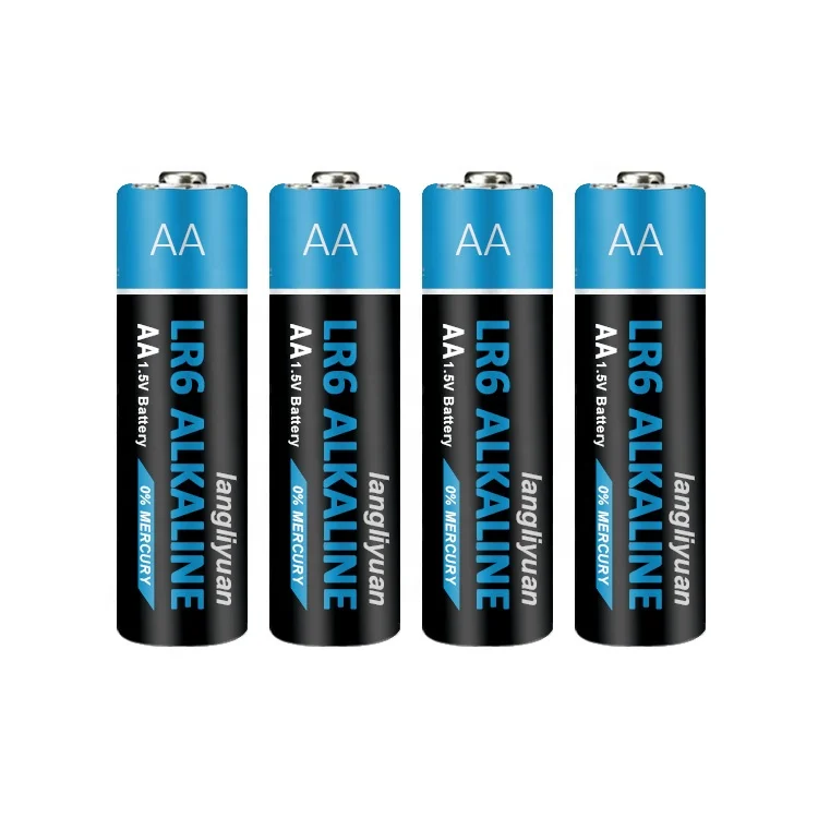 
Factory price longlife alcalina pilas am3 lr6 alkaline 1.5v size aa batteries 