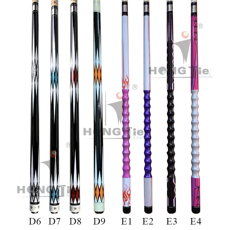 Бильярдные кии Hongjie 1/2 стильные шарнирные Бильярдные кии наклейки кленовый бассейн Кии