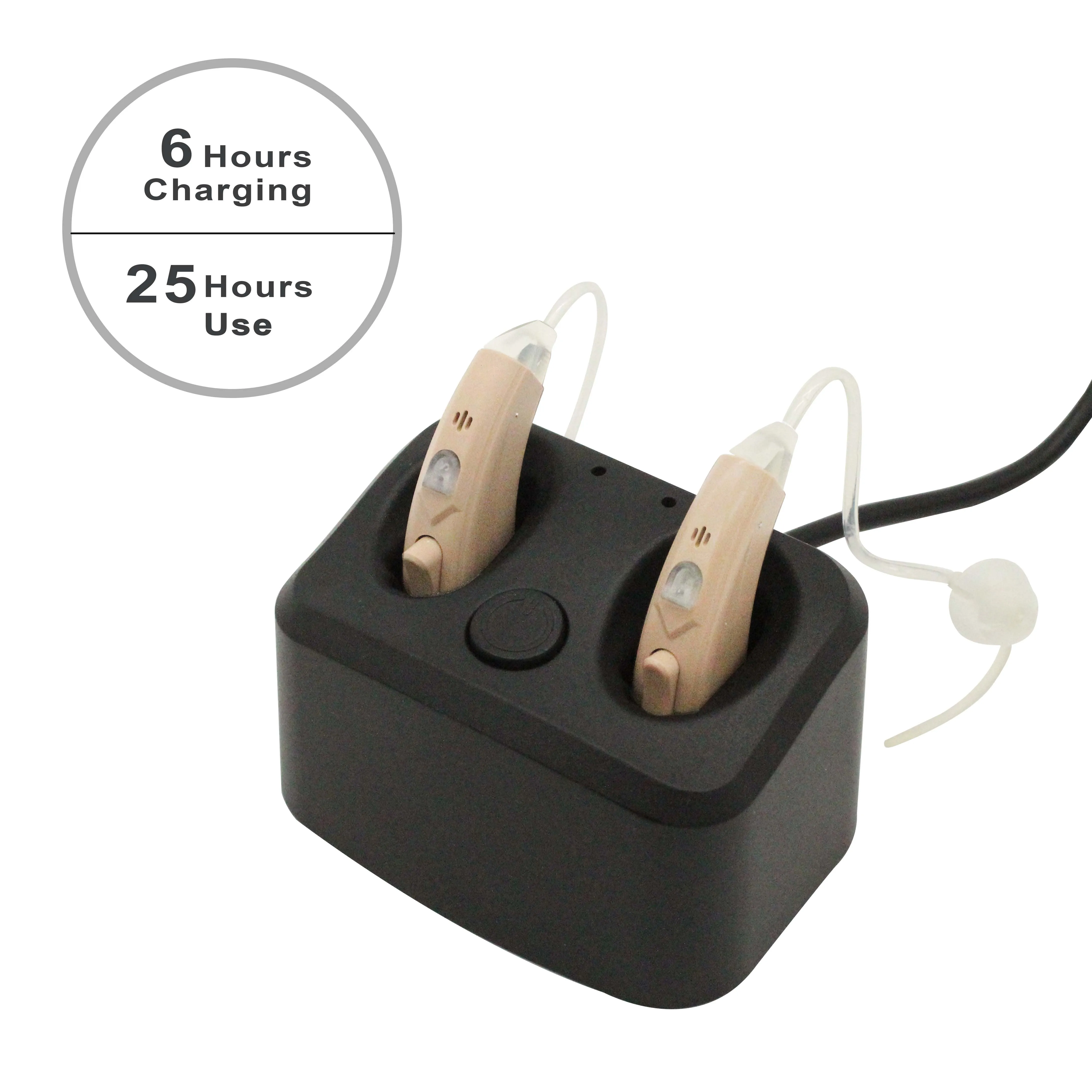 New design digital Rechargeable hearing aid with long time using life