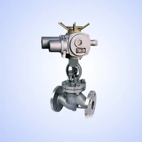 GOST high quality DN200 electric carbon steel motorized cuniform gate valve