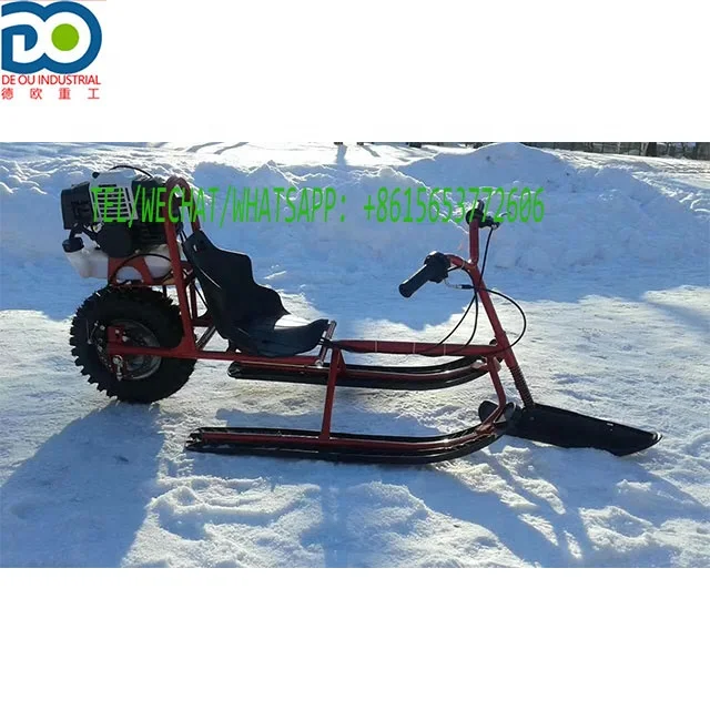 Высокая эффективность трек открытый снегоход для двух человек