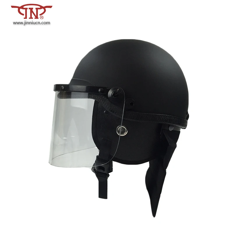 Riot protective equipment riot control helmet with grill riot gear