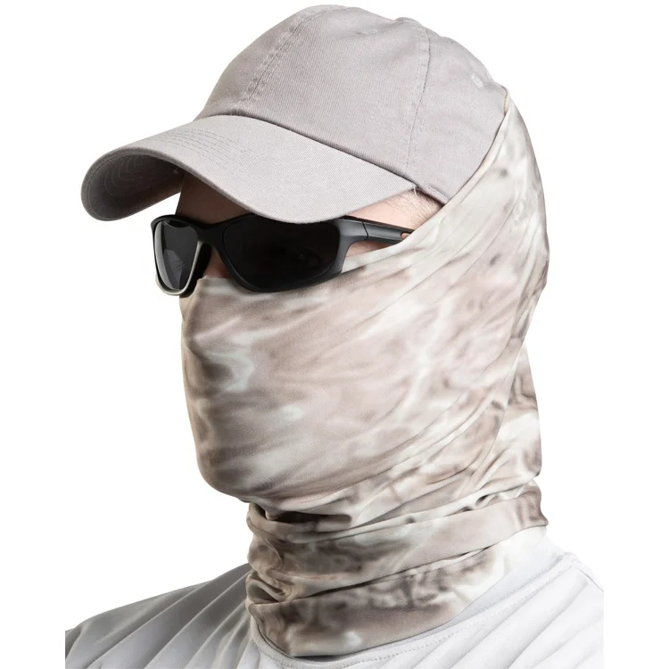 Fashion Design Fishing Buffs Camo Face Wind Sun Protection Head Tube Bandana